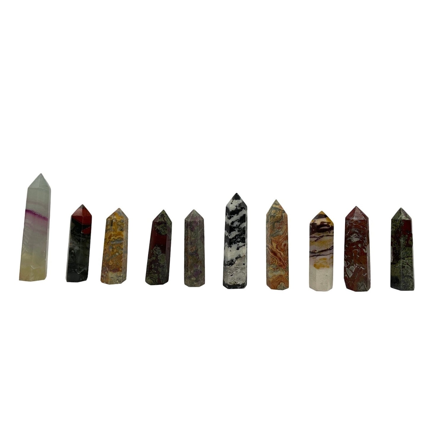 1 PC Natural Crystal Tower Point Healing Stone Wand Obelisk Small 3"-4" CHOOSE 1