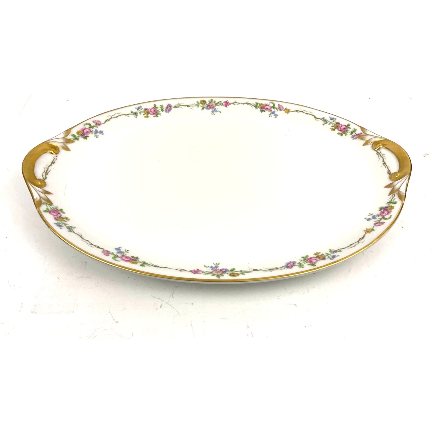 Antique GDA Limoges Oval Serving Platter 17" Discontinued Charles Field Haviland