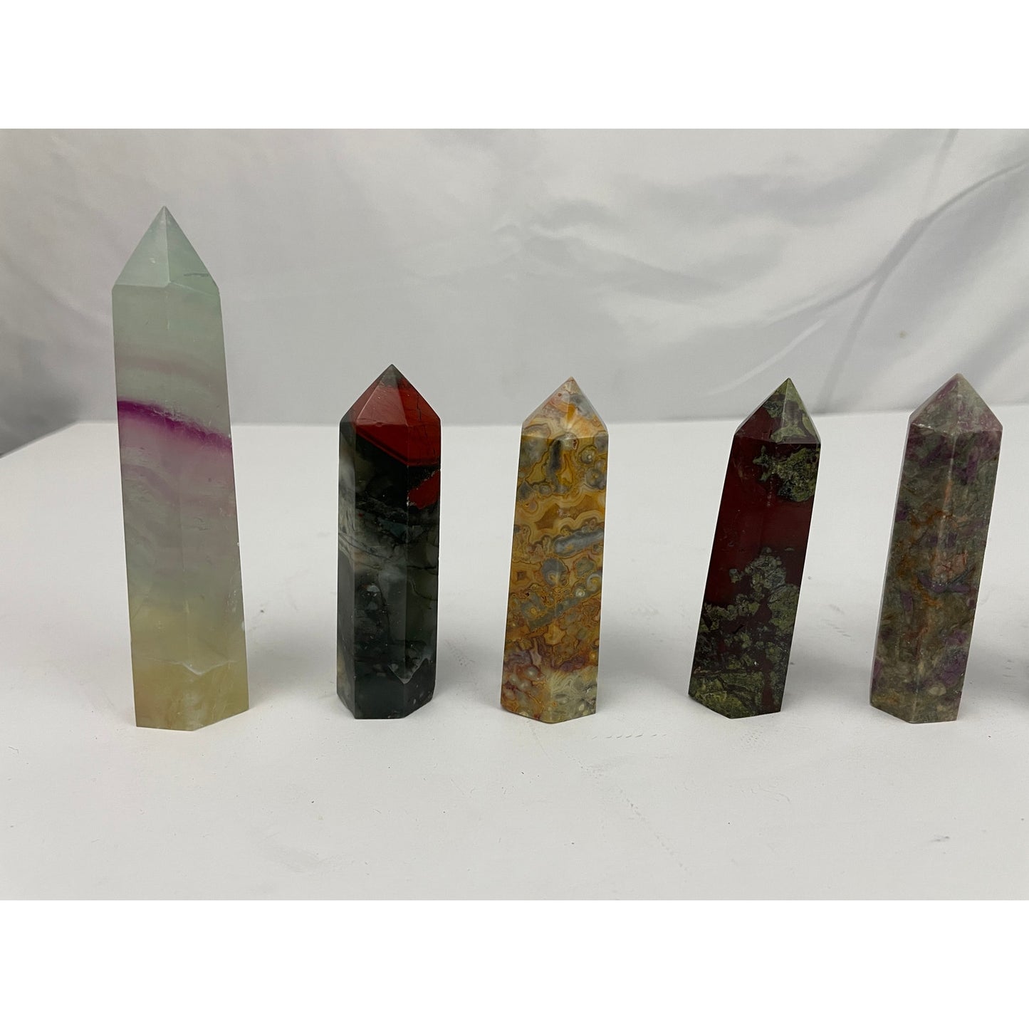 1 PC Natural Crystal Tower Point Healing Stone Wand Obelisk Small 3"-4" CHOOSE 1