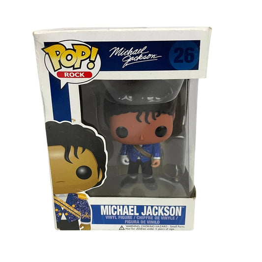 Funko Pop Michael Jackson w/Glove #26 Original Damaged Box Not Mint