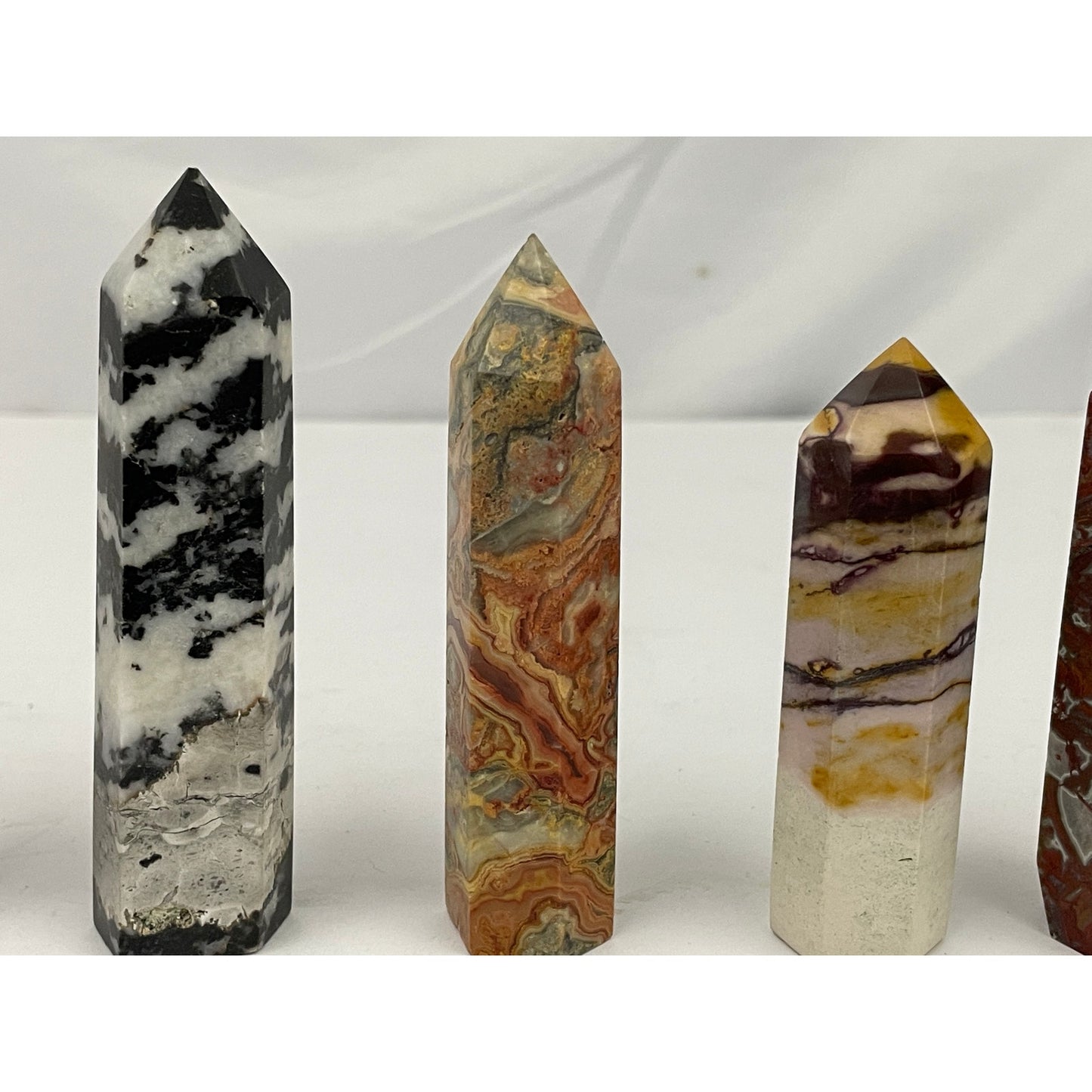 1 PC Natural Crystal Tower Point Healing Stone Wand Obelisk Small 3"-4" CHOOSE 1