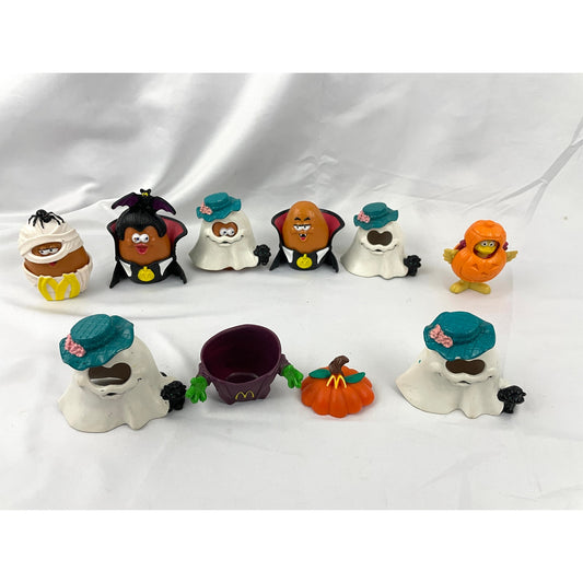 VTG McDonalds Halloween Chicken McNugget Nugget Buddies 17 PC 4 Nuggets