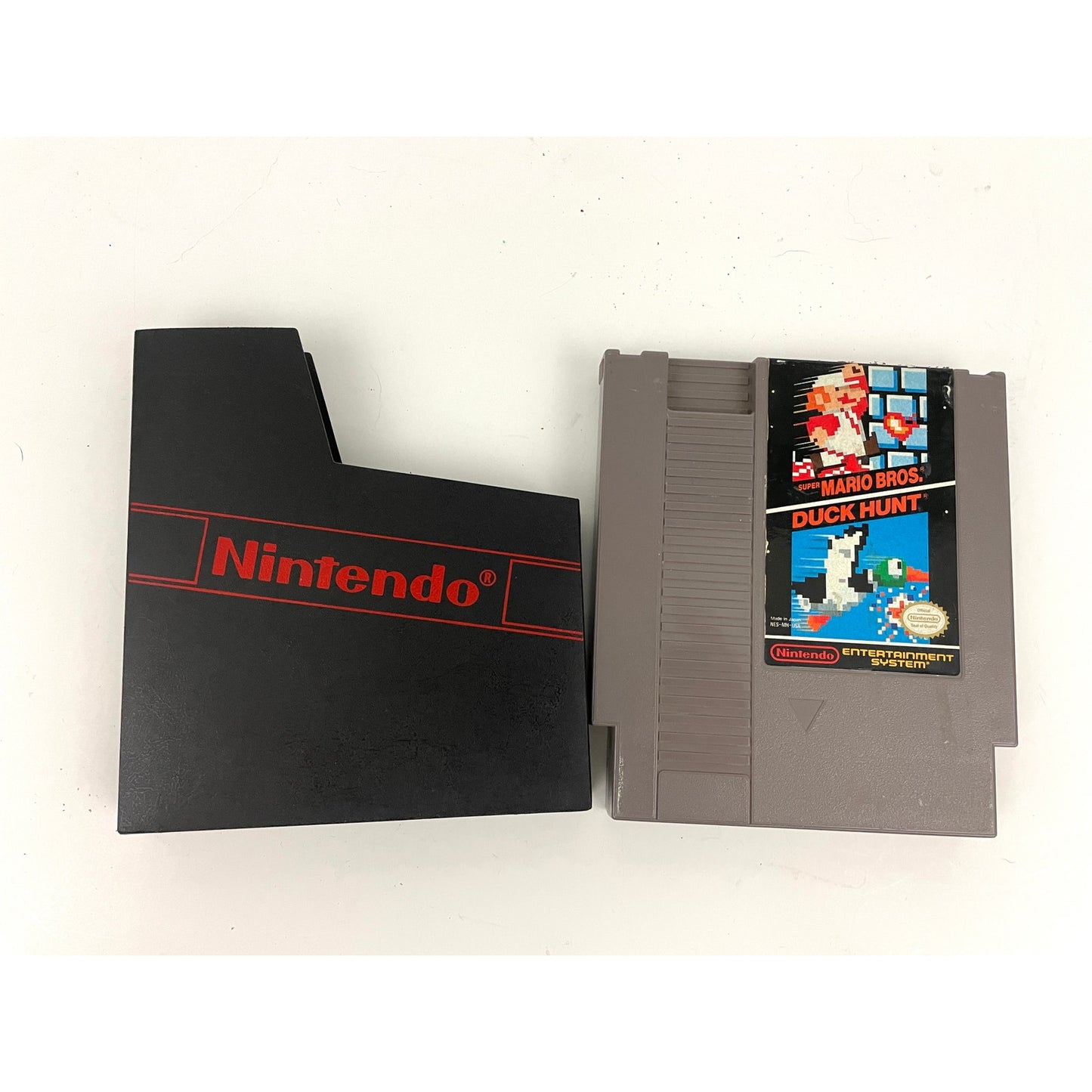 VTG Nintendo NES Super Mario Bros 1 Duck Hunt Video Game & Sleeve Original 80's