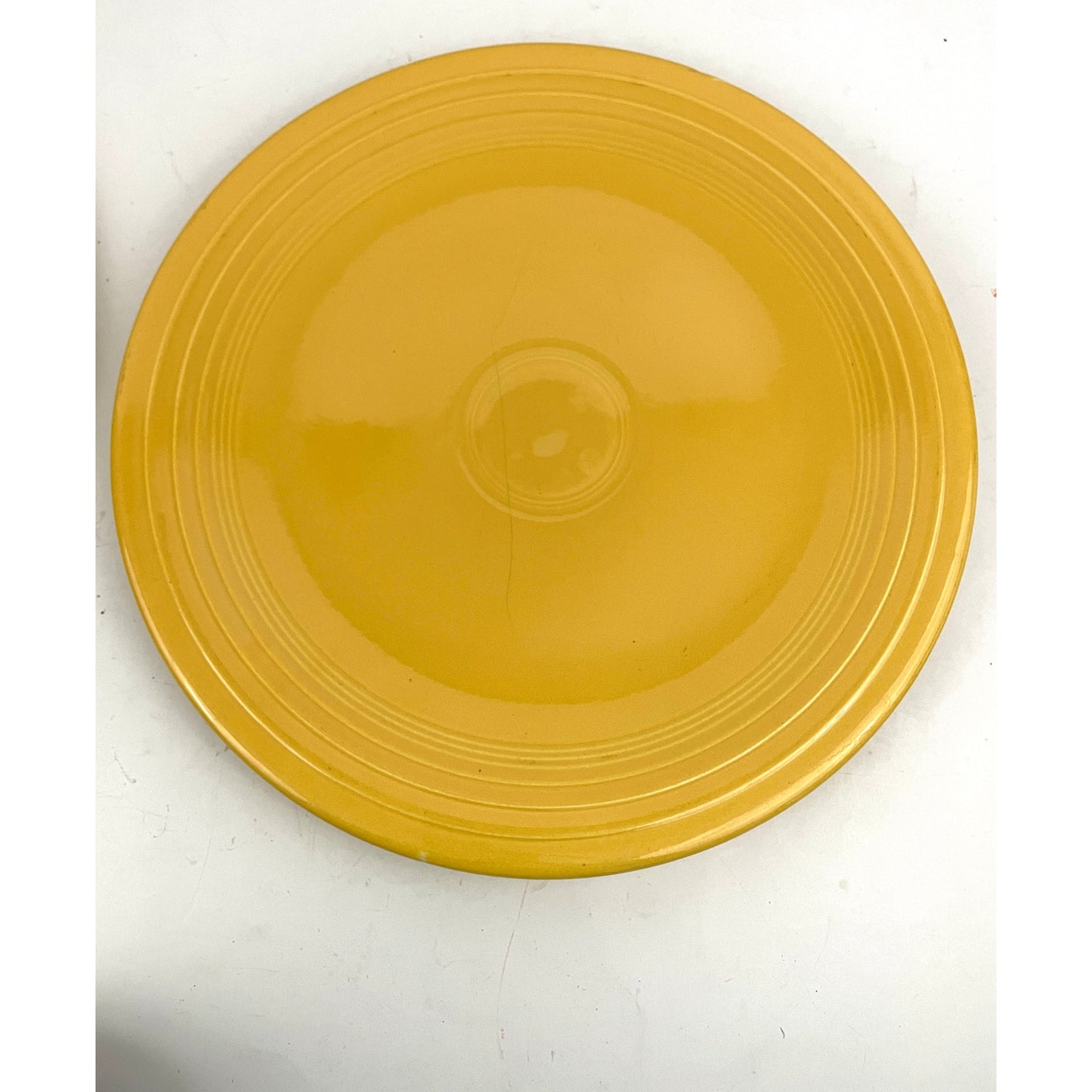 VTG Set of 2 Yellow Fiestaware 12" Serving Dish Platter MCM 1960s Fiesta HLC USA