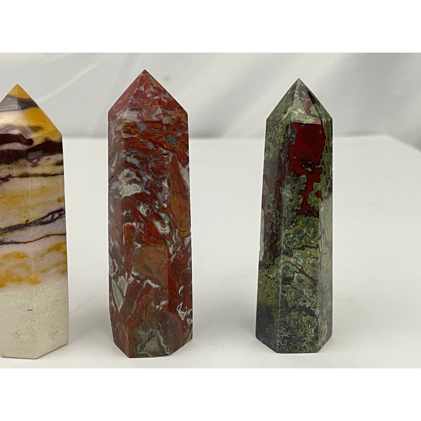 1 PC Natural Crystal Tower Point Healing Stone Wand Obelisk Small 3"-4" CHOOSE 1