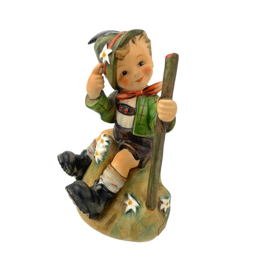 VTG Goebel Hummel MOUNTAINEER #315 Boy Porcelain Germany 5" Figurine