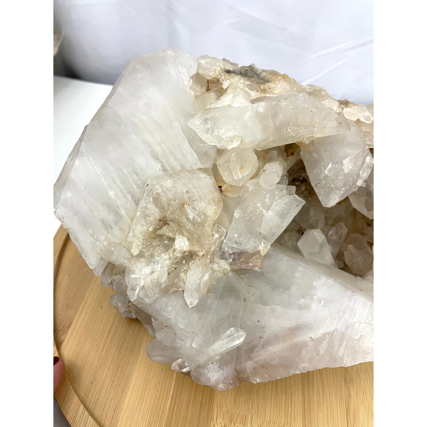 Large Natural Quartz Crystal Cluster Rough 10lb14oz HEAVY