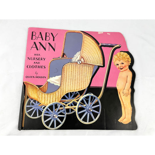 VTG Reproduction 1985 Baby Ann & Her Nursery Queen Holden Paper Dolls