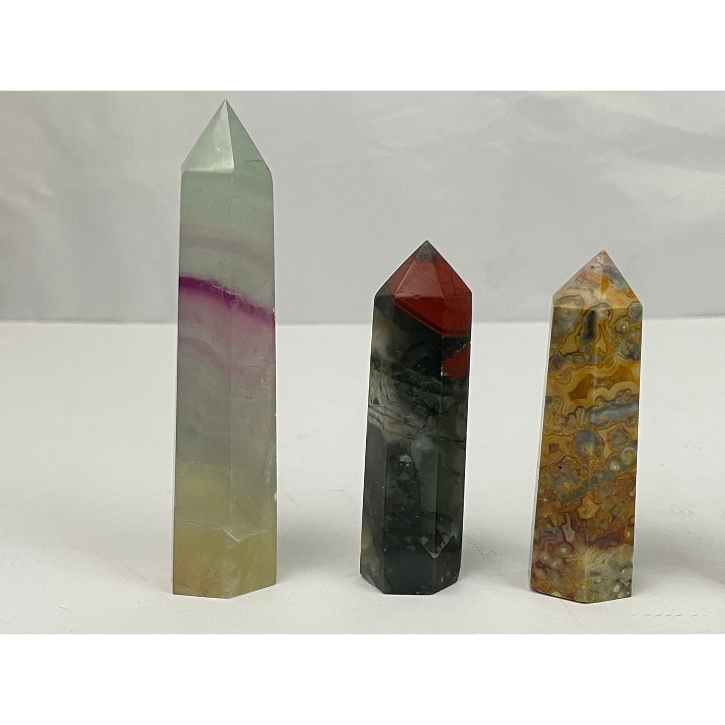 1 PC Natural Crystal Tower Point Healing Stone Wand Obelisk Small 3"-4" CHOOSE 1