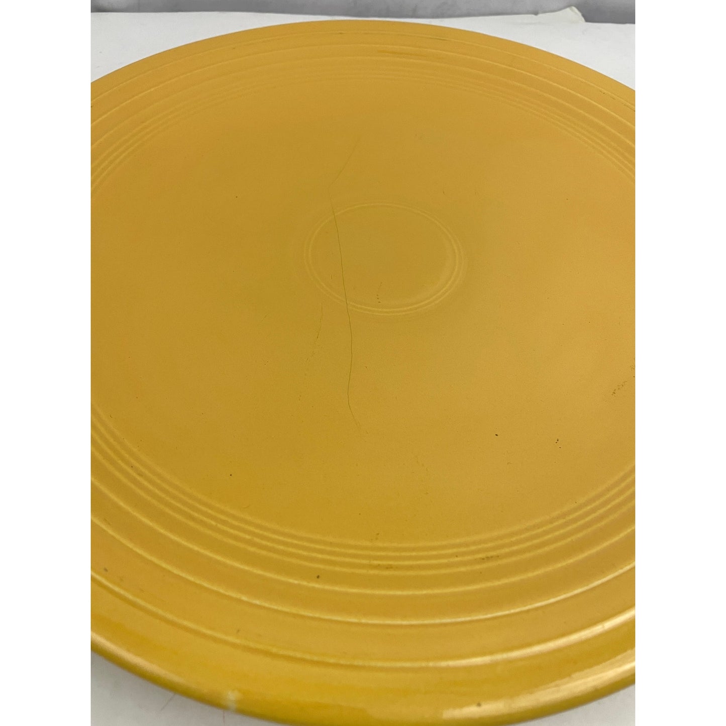 VTG Set of 2 Yellow Fiestaware 12" Serving Dish Platter MCM 1960s Fiesta HLC USA