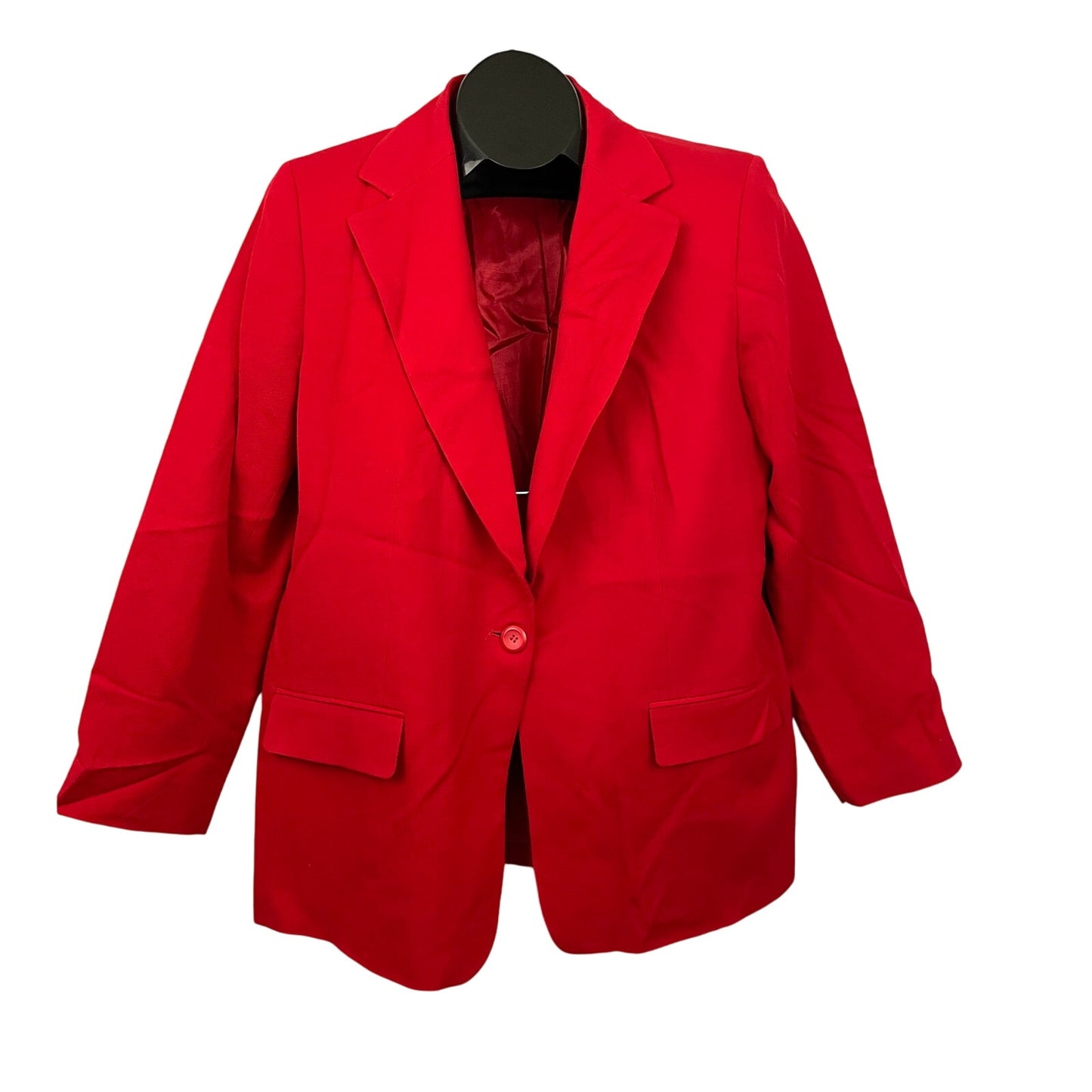 Pendleton Red 100% Virgin Wool Jacket Blazer Women's 14 Lined