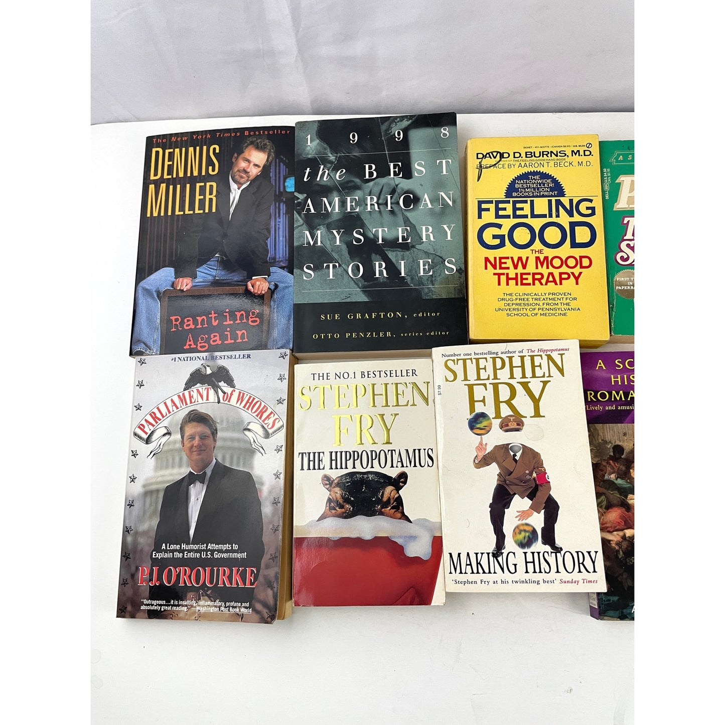 Lot of 12 Mixed Books Paperback Miller Burns Parker Bradbury Harris Humor Unique