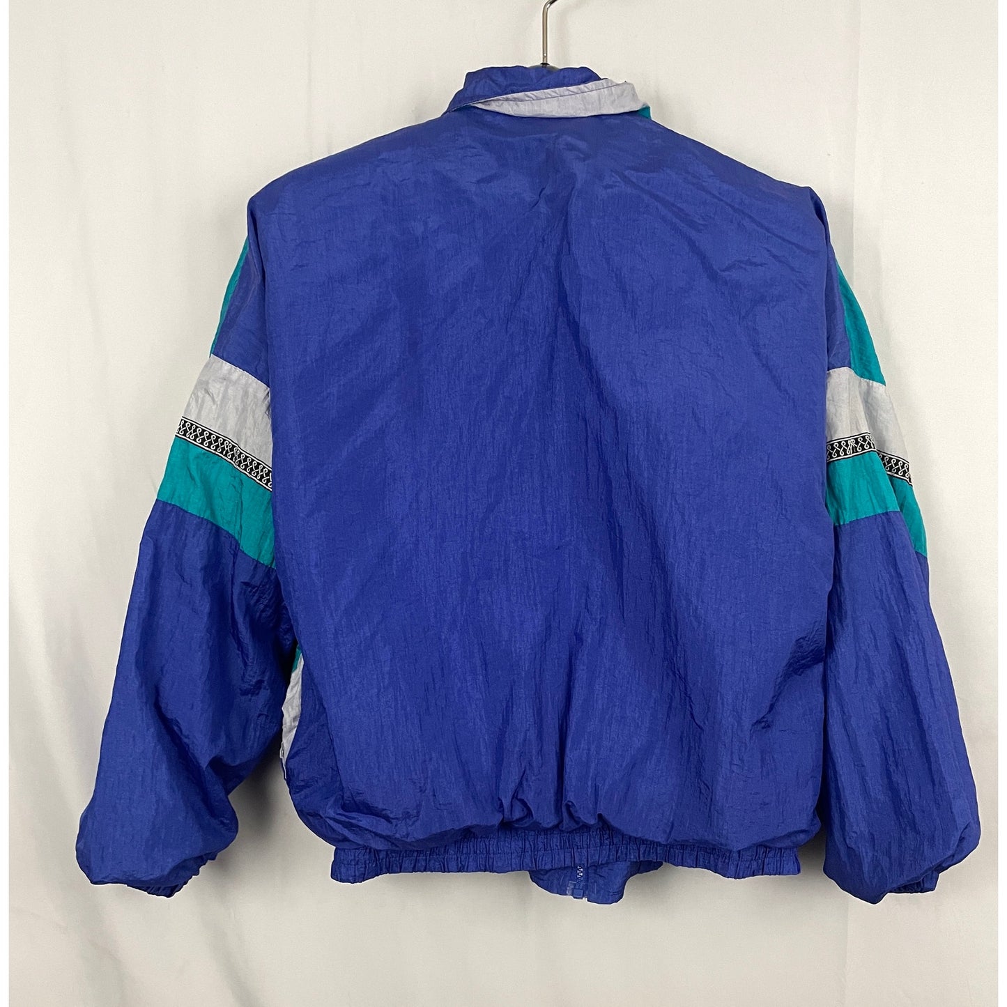 VTG Wilson 90s Windbreaker Jacket Colorblock MEDIUM | Retro Tennis Lightweight