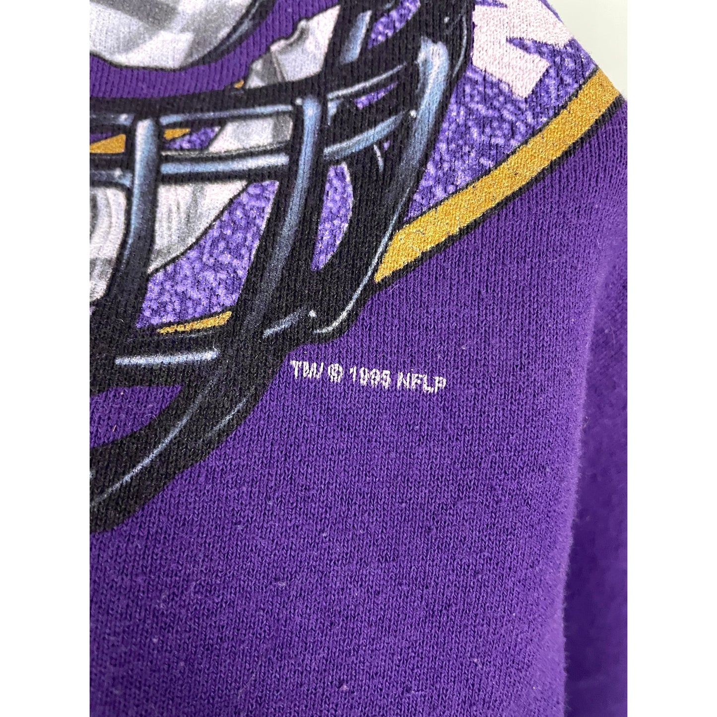 VTG Baltimore Ravens Cut out Sweatshirt LARGE 1995 Central Division