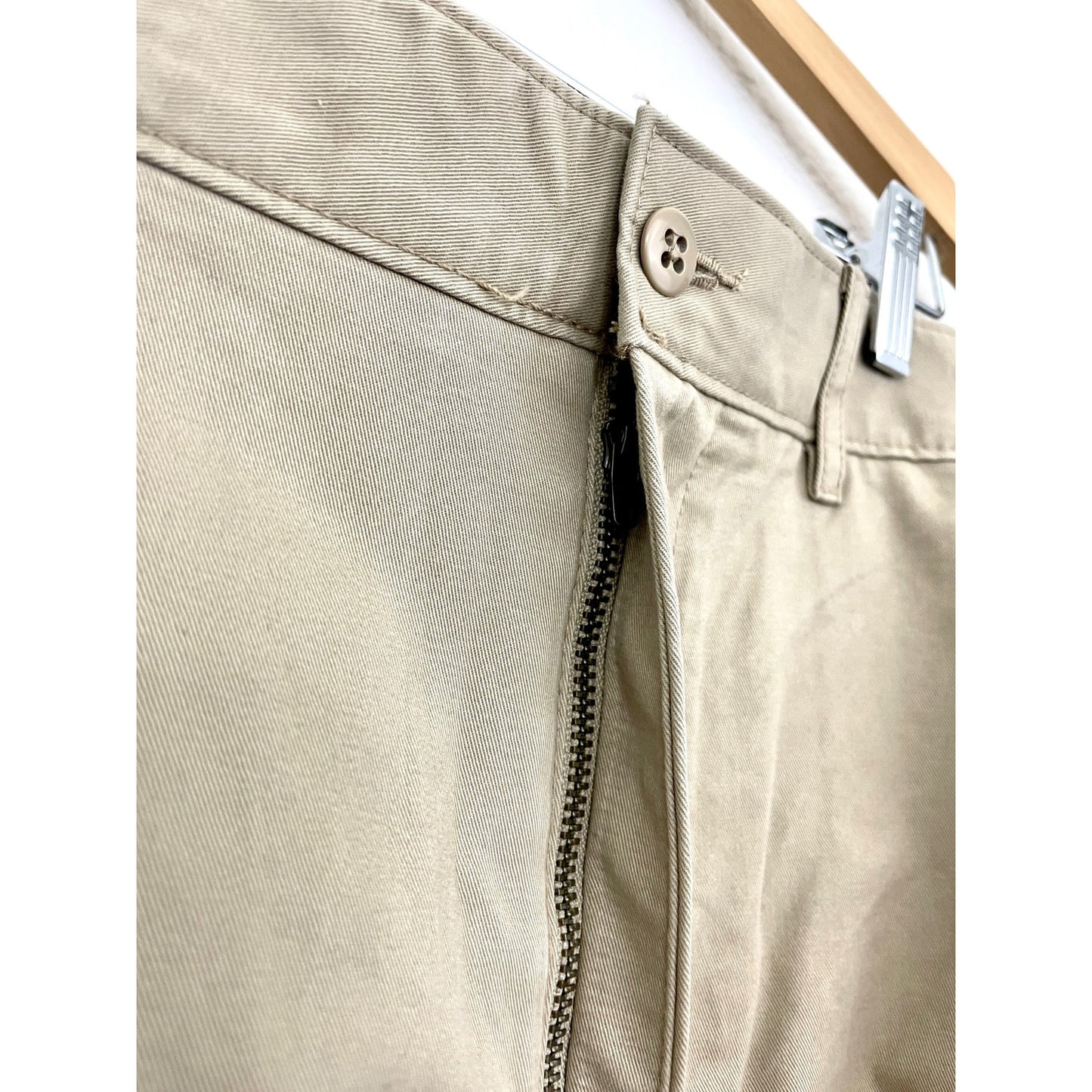 Khaki Chino Shorts Sz 40 100% Cotton Men's NWT Cremieux Madison