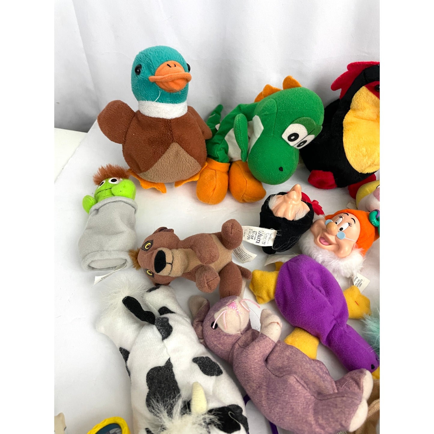 VTG Lot of 28 Plushies Happy Meal Toys Plush Stuffed McDonalds BK Kids 1990s Y2K