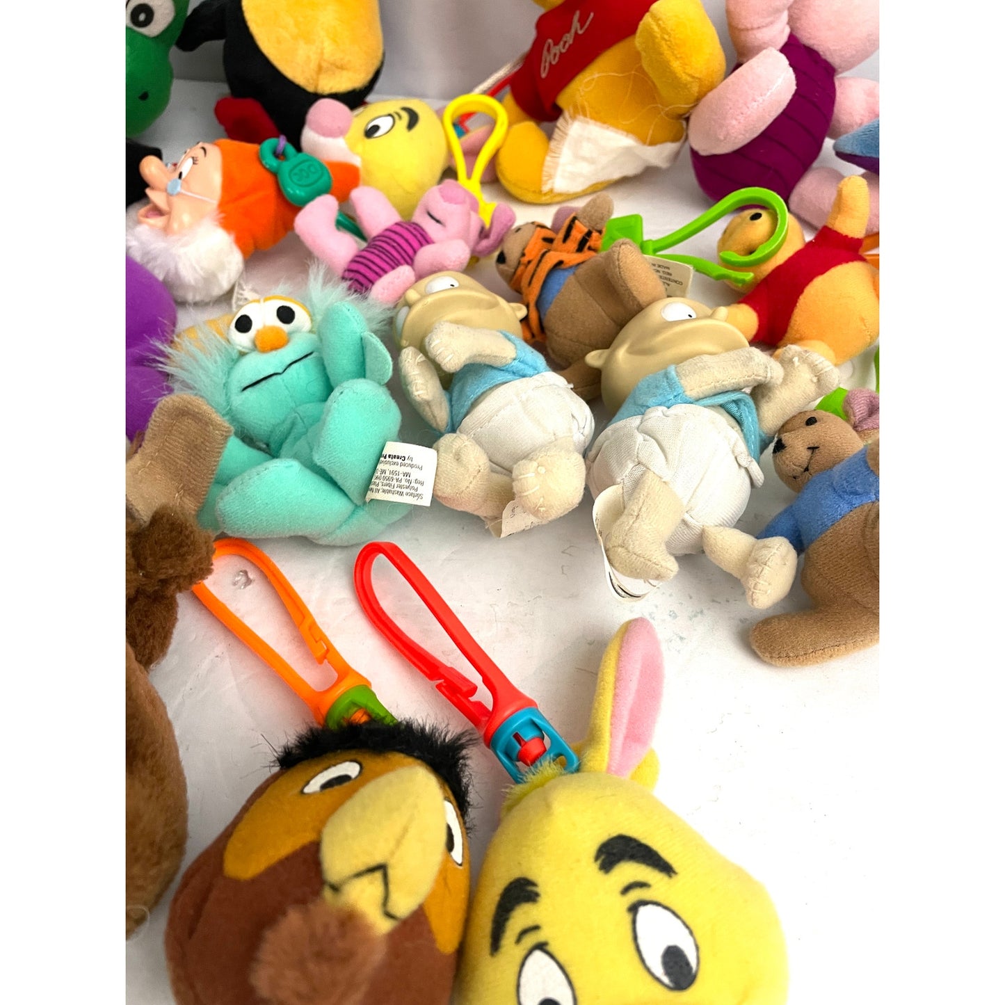 VTG Lot of 28 Plushies Happy Meal Toys Plush Stuffed McDonalds BK Kids 1990s Y2K