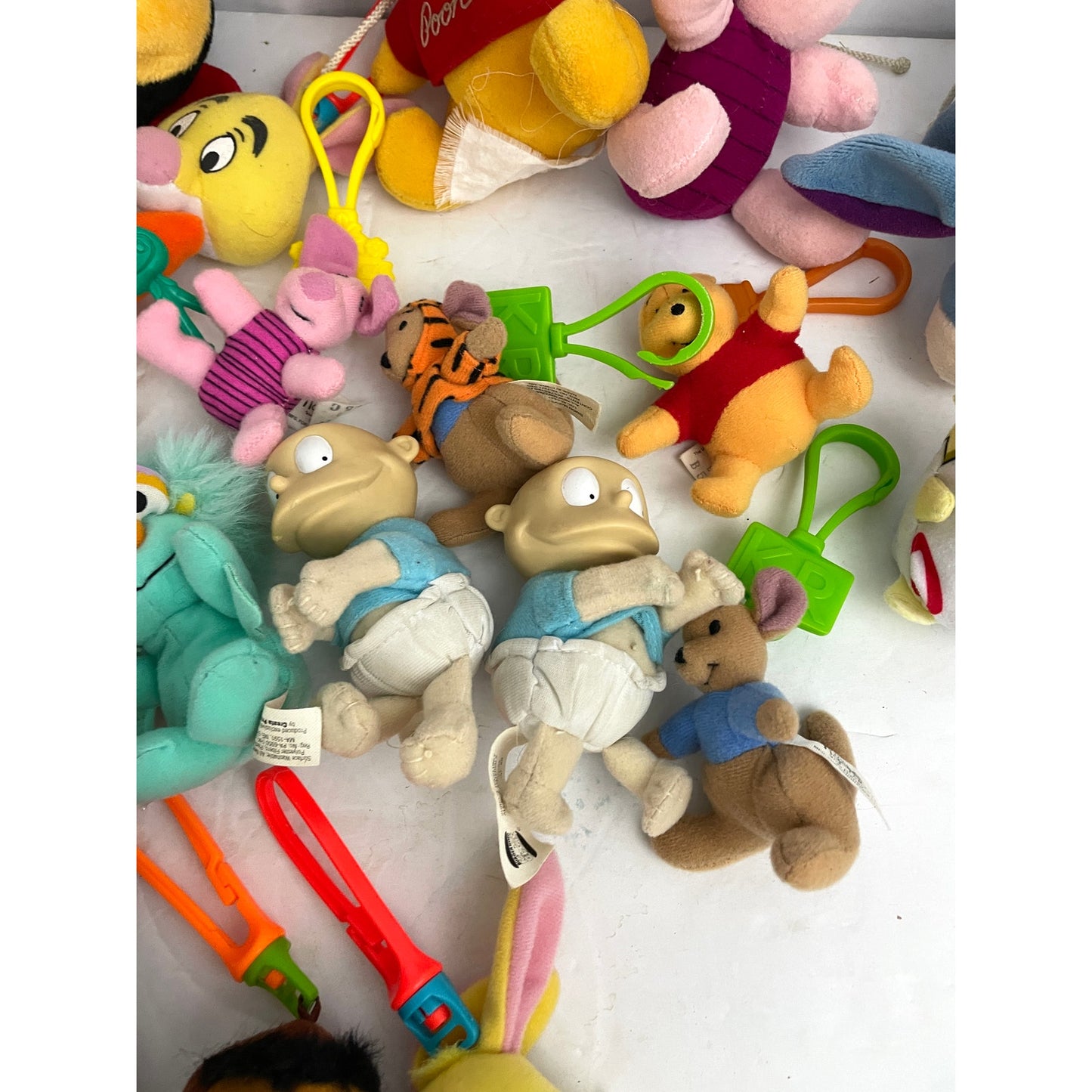 VTG Lot of 28 Plushies Happy Meal Toys Plush Stuffed McDonalds BK Kids 1990s Y2K