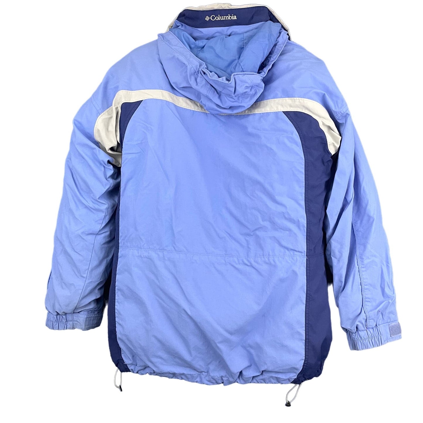 Columbia Sportswear Interchange Jacket Blue Beige LARGE Core Winter Women's